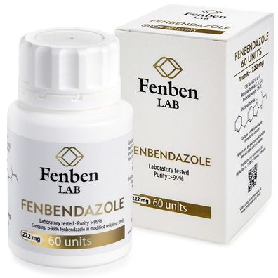 Fenbendazol Fenben LAB, 222 mg, Reinheit >99%, 60 Stück