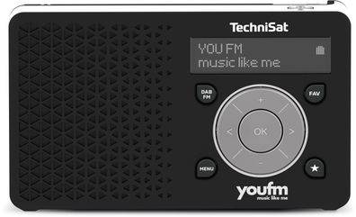TechniSat Digitradio 1 youfm Edition | DAB+ & UKW-Radio mit Akku