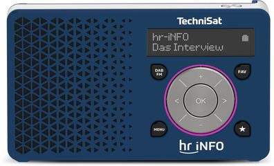 TechniSat Digitradio 1 hr iNFO Edition | DAB+ & UKW-Radio mit Akku