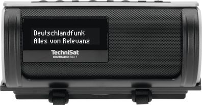 TechniSat Digitradio Bike 1 | DAB+/UKW-Radio für Fahrräder, Akku | schwarz