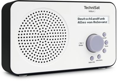 TechniSat VIOLA 2 | tragbares 1 Watt DAB+ Radio mit Akku und LC-Display