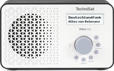 TechniSat VIOLA 200 | tragbares DAB+ Radio (UKW, Kopfhöreranschluss, 1 Watt)