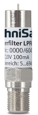 Technisat LTE-Sperrfilter LPF694 | Sperrfilter für LTE-Mobilfunkfrequenzen