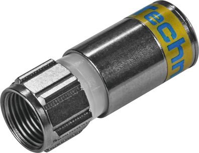 TechniSat F-Kompressionsstecker 4.9 | für RG6-Koaxialkabel 1.0/4.6 | 100 Stk