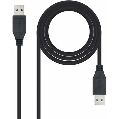 Nanocable 10.01.1002-bk Usb Cable 2 M 3.2 Gen 1 (3.1 Gen 1) Usb A Black