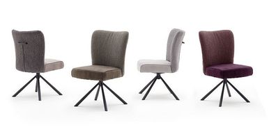 Esszimmerstühle Stühle Santiago Schale A mit Griff Vintage Look grau