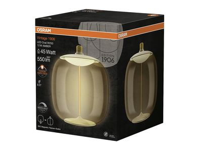OSR LED Big Oval Amber E27 dim
