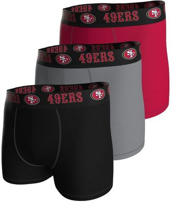 San Francisco 49ers 3pk Boxers 5800038