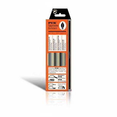 PUK Sägeblätter Sortiment für Metall und Holz (12 Stück)