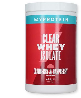 MyProtein Clear Whey Isolate, 498 g Dose, Cranberry & Raspberry