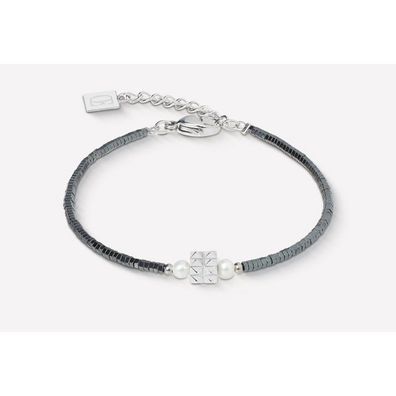 Armband - Edelstahl - Hämatit Perle