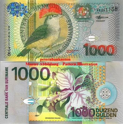Surinam / Suriname 1000 Gulden 2000 Unc. P 151 #61592#