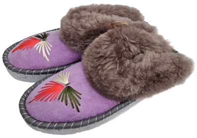 Lammfell Warme Hausschuhe Mules Latschen Gr.43 NEU, Schaffell/ -leder Handarbeit 2.25