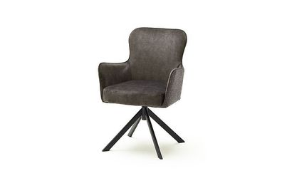 Esszimmerstühle Stühle Sheffield Schale B Vintage Velour cappuccino Gestell 360°