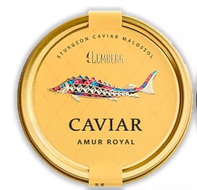 Lemberg CAVIAR AMUR ROYAL Stör KAVIAR Schwarze 100g
