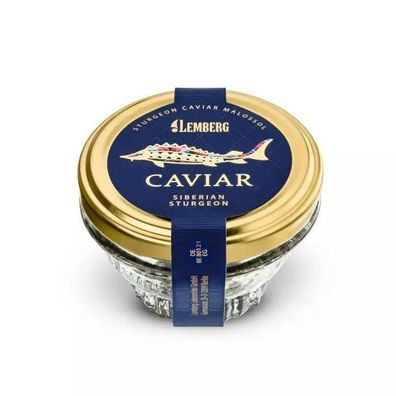 Lemberg CAVIAR AMUR ROYAL Stör KAVIAR Schwarze 50g