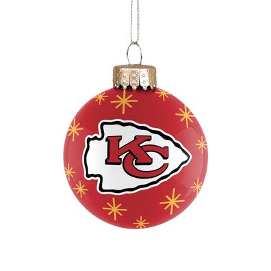 NFL Kansas City Chiefs Glass Ball Baum Kugel Weihnachtsbaum Anhänger Ornament 8405