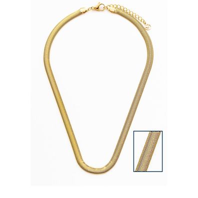 Distinctive gold-plated necklace made of Chic steel 1372C01012