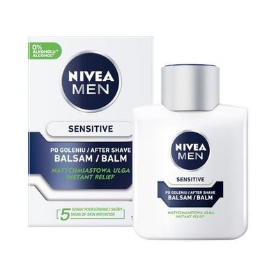 Nivea Men Sensitiv After Shave Balsam 100 ml - Beruhigende Pflege fuer empfindlic
