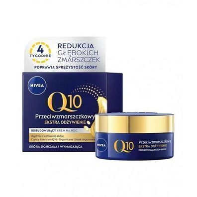 Nivea Q10 Intensiv Naehrende Anti-Aging Nachtcreme, 50ml