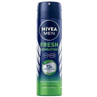 Nivea Men Frisches Gefuehl Antitranspirant, Spray 150 ml