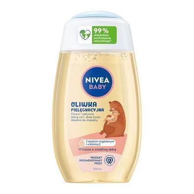 Nivea Baby Pflegeoel fuer empfindliche Haut, 200ml