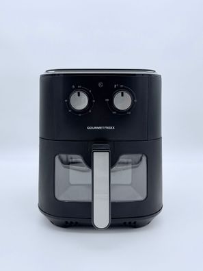 Gourmetmaxx Heißluftfritteuse 6,2 L - 1500 W AirFryer mit Timer, Abschaltautomatik