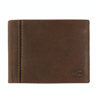 camel active Scheintasche Geldbörse Herrenbörse querformat, Leder mittelbraun cognac