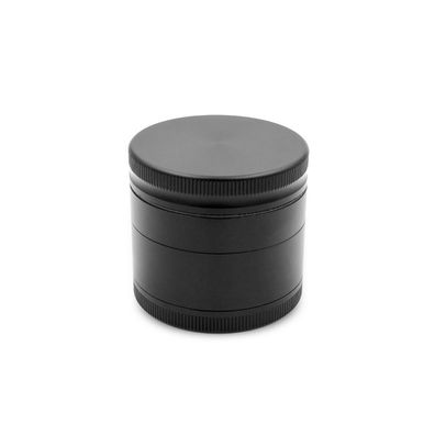 FIRE-FLOW Kräutermühle - Aluminium, 50mm, 4-teilig, schwarz