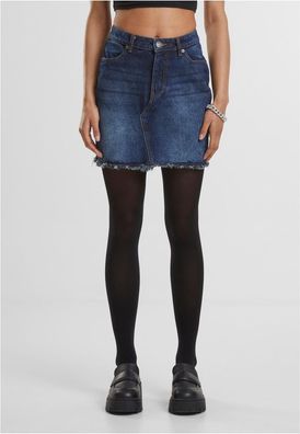 Urban Classics Damen Jeanskleid Ladies Heavy Mini Denim Skirt TB6833