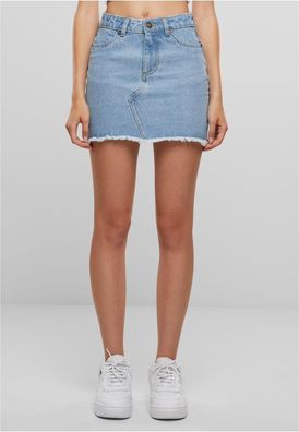 Urban Classics Damen Jeanskleid Ladies Heavy Mini Denim Skirt TB6833