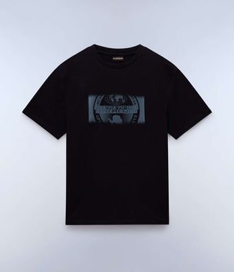 Napapijri Sweatshirt S-Vanni Prt Ss NP0A4IEA Black Beauty-XL