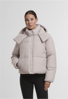 Urban Classics Damen Steppjacke Ladies Hooded Collar Puffer Jacket TB7797