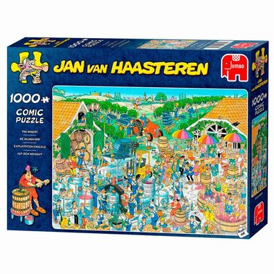 Jumbo Spiele Jumbo Jan Van Haasteren Auf dem Weingut 1000 Teile Puzzle (19095)
