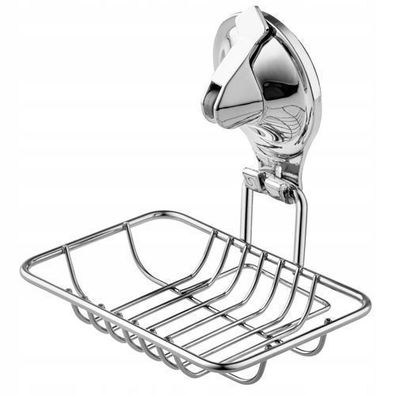 KADAX Seifenhalter mit Saugnapf, Seifenkorb aus Edelstahl