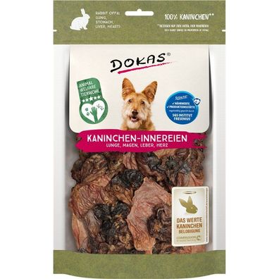 Dokas Dog Kaninchen-Innereien (Magen, Lunge, Herz) 14 x 100g