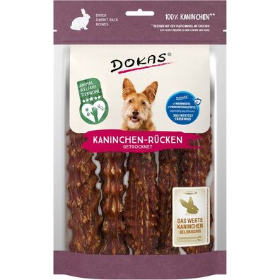 Dokas Dog Kaninchenrücken 7 x 120g