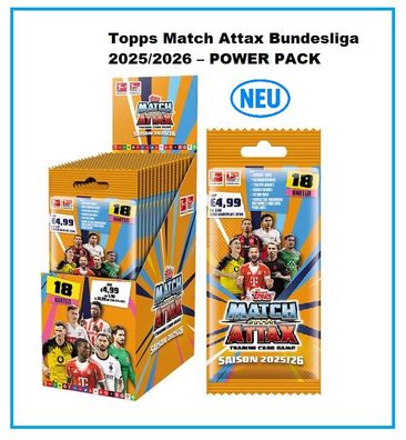 Topps Bundesliga Match Attax 25/26 - Powerpack Display Box