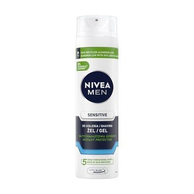Nivea Men Sensitiv Rasiergel fuer empfindliche Haut, 200 ml