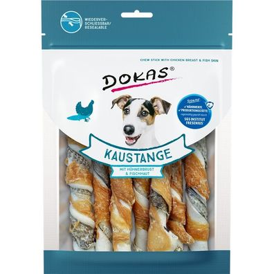 Dokas Dog Kaustange mit Hühnerbrust & Fischhaut 10 x 170g