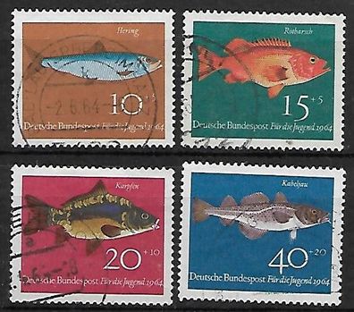 BRD gestempelt Michel-Nummer 412-415