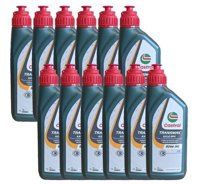 Castrol Transmax Axle EPX 80W-90 12x1 Liter API GL-5 ZF TE-ML 1