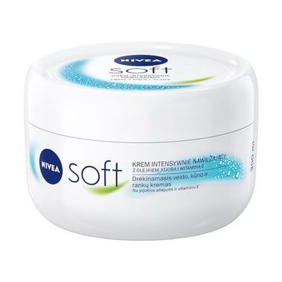 Nivea Soft Intensive Feuchtigkeitscreme fuer das Gesicht, 300 ml