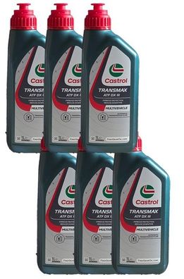 Castrol Transmax ATF DX III Multivehicle 6x1 LITER Dexron III