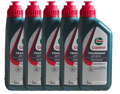 Castrol Transmax ATF DX III Multivehicle 5x1 LITER Dexron III