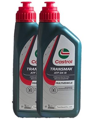 Castrol Transmax ATF DX III Multivehicle 2x1 LITER Dexron III