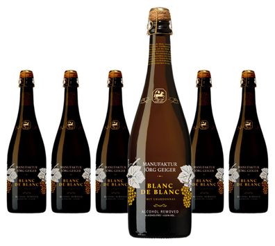 6 x Manufaktur Jörg Geiger Blanc de Blanc Secco