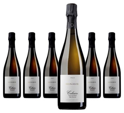 6 x Rings Calcaire Blanc de Noirs Brut Nature – 2020