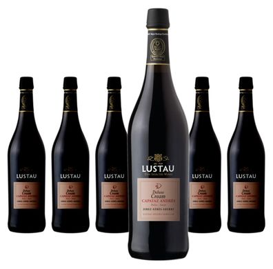 6 x Emilio Lustau Deluxe Cream Sherry