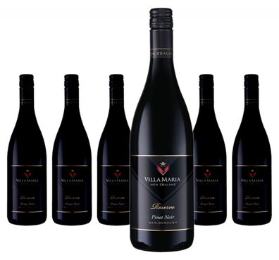 6 x Villa Maria Reserve Pinot Noir Marlborough – 2021